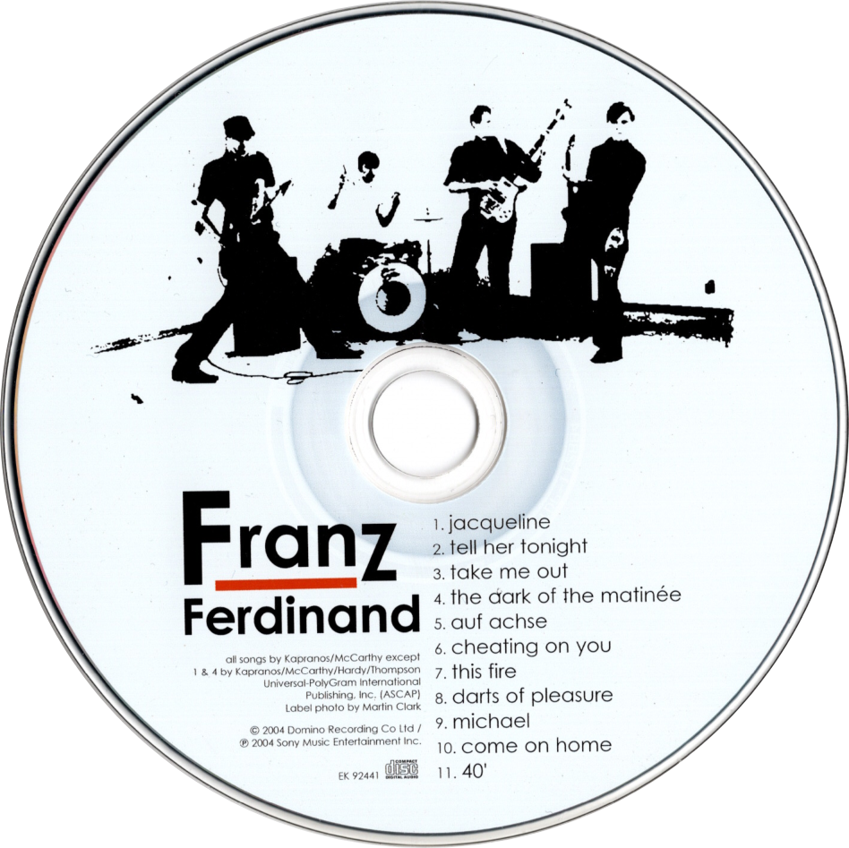 franz ferdinand by franz ferdinand disk